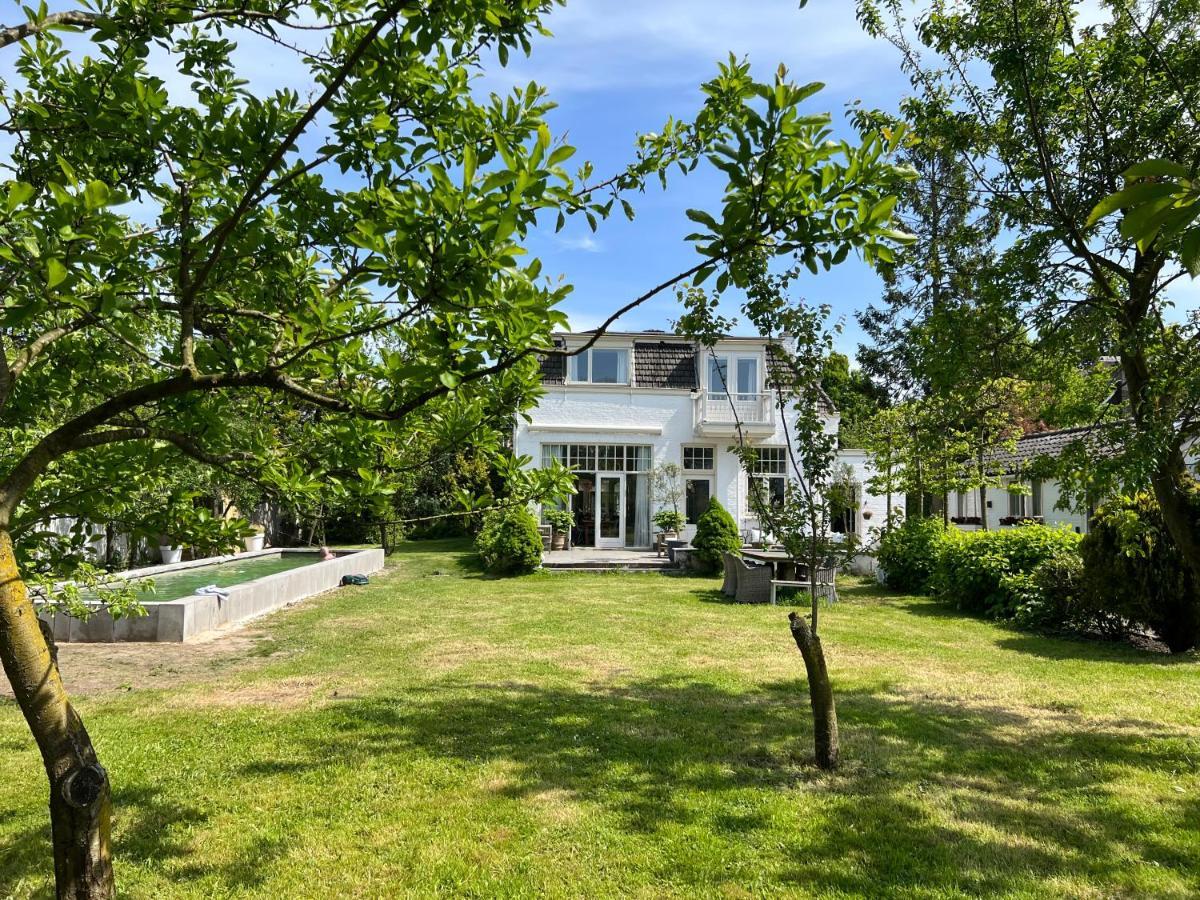Tiny House In Tuin Van De Statige Villa Mariahof Dordrecht Exterior foto